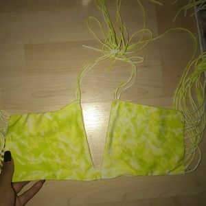 Mikoh neon green top